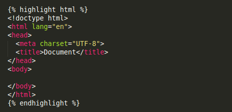 Liquid syntax highlighting tags